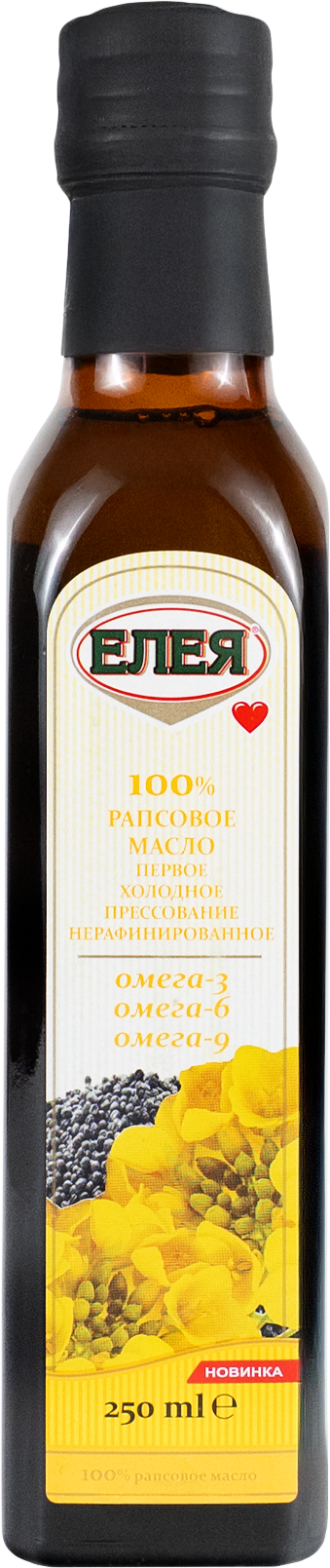 Рапсовое масло «ЕЛЕЯ» холодного отжима, нерафинированное