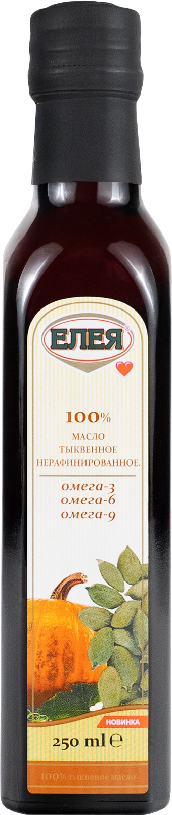 Тыквенное масло «ЕЛЕЯ» холодного отжима нерафинированное