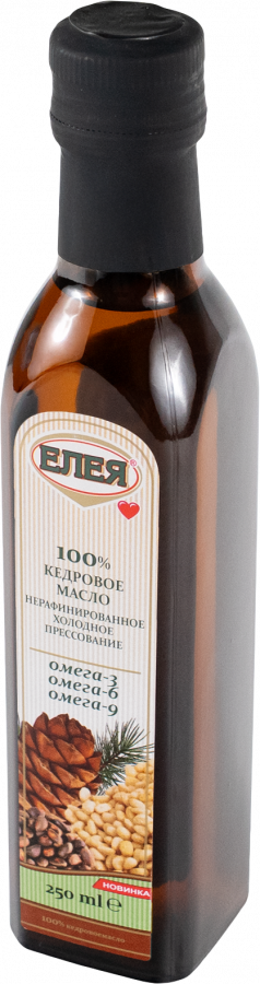 Кедровое масло «ЕЛЕЯ» холодного отжима нерафинированное,