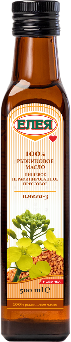 Рыжиковое масло «ЕЛЕЯ» холодного отжима